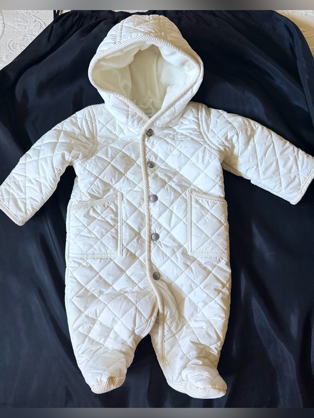 Ralph Lauren Hooded Barn Bunting Snowsuit Size 3 Months